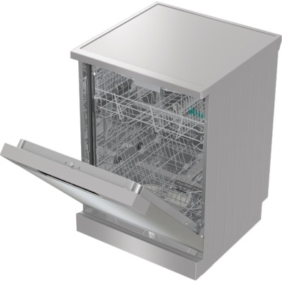 Посудомийна машина Gorenje, 16компл., A+++, 60см, дисплей, 3 кошика, AquaStop, сірий (GS643E90X)