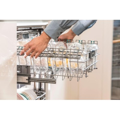 Посудомийна машина Gorenje, 16компл., A+++, 60см, дисплей, 3 кошика, AquaStop, сірий (GS643E90X)