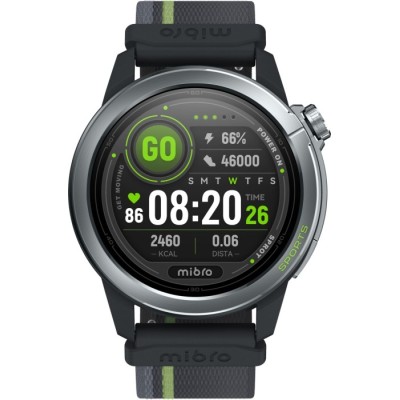 Смарт-годинник Mibro GS Active2 (XPAW024) Dark Gray (Темно-сірий)