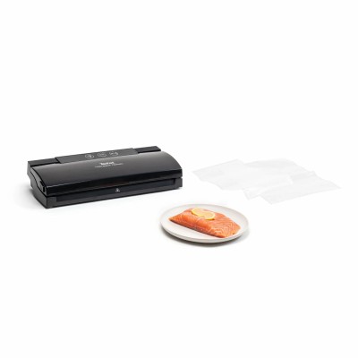 Вакууматор Tefal Classic для пакетів, 35см, електронне керування, +18 пакетів,, пластик, чорний (VT254070)