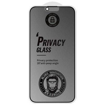 Захисне 2.5D скло Blueo Full Cover Anti-Peep Matte для Apple iPhone 13 Pro Max / 14 Plus (6.7") Чорний Захисне 2.5D скло Blueo Full Cover Anti-Peep Matte для Apple iPhone 13 Pro Max / 14 Plus (6.7") Чорний