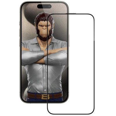 Захисне 3D скло Blueo Hot Bending для Apple iPhone 15 Pro Max (6.7") Чорний Захисне 3D скло Blueo Hot Bending для Apple iPhone 15 Pro Max (6.7") Чорний