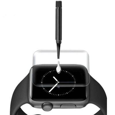 Захисне 3D скло Mocolo з УФ лампою для Apple watch Series 7/8 (41mm) Прозорий Захисне 3D скло Mocolo з УФ лампою для Apple watch Series 7/8 (41mm) Прозорий