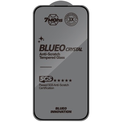 Захисне скло 2.5D Blueo Crystal Anti-Scratch для Apple iPhone 16 Pro Max (6.9") Чорний