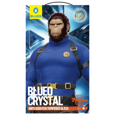 Захисне скло 2.5D Blueo Crystal Anti-Scratch для Apple iPhone 16 Pro Max (6.9") Чорний