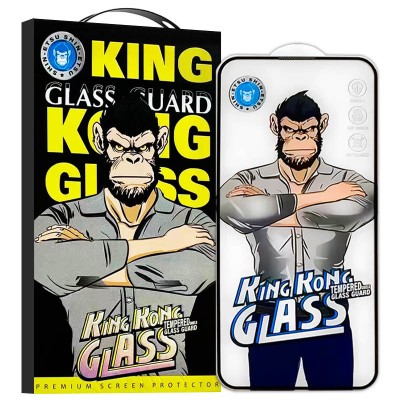 Захисне скло 2.5D King Kong HD для Apple iPhone 16 Pro Max (6.9") Чорний