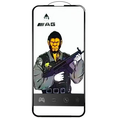 Захисне скло 5D Anti-static Matte (тех.пак) для Apple iPhone 13 / 13 Pro / 14 (6.1") Чорний Захисне скло 5D Anti-static Matte (тех.пак) для Apple iPhone 13 / 13 Pro / 14 (6.1") Чорний