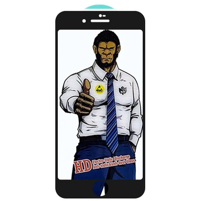 Захисне скло 5D Anti-static Pro (тех.пак) для Apple iPhone 7 / 8 / SE (2020) (4.7") Чорний