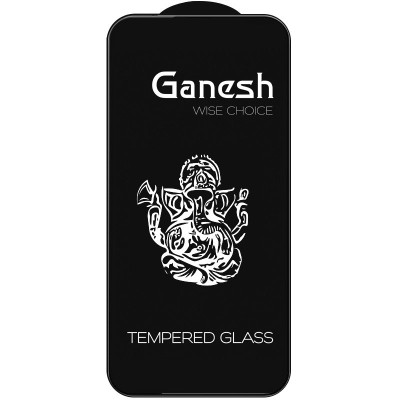 Захисне скло Ganesh (Full Cover) для Apple iPhone 16 Pro Max (6.9") Чорний
