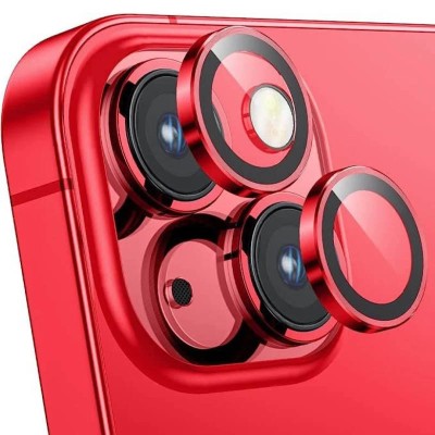 Захисне скло Metal Classic на камеру (в упак.) для Apple iPhone 15 (6.1") / 15 Plus (6.7") Червоний / Red Захисне скло Metal Classic на камеру (в упак.) для Apple iPhone 15 (6.1") / 15 Plus (6.7") Червоний / Red