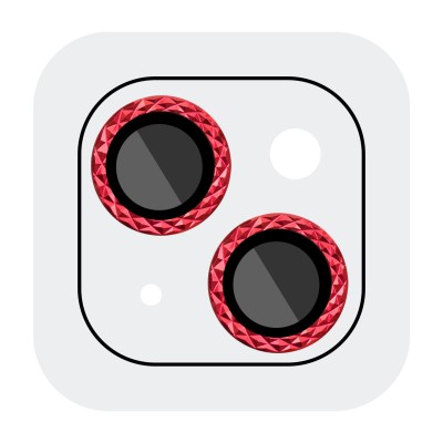 Захисне скло Metal Shine на камеру (в упак.) для Apple iPhone 15 (6.1") / 15 Plus (6.7") Червоний / Red Захисне скло Metal Shine на камеру (в упак.) для Apple iPhone 15 (6.1") / 15 Plus (6.7") Червоний / Red