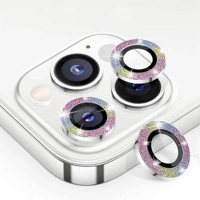 Захисне скло Metal Sparkles на камеру (в упак.) для Apple iPhone 15 Pro (6.1") /15 Pro Max (6.7") Бузковий / Rainbow Захисне скло Metal Sparkles на камеру (в упак.) для Apple iPhone 15 Pro (6.1") /15 Pro Max (6.7") Бузковий / Rainbow