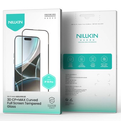 Захисне скло Nillkin (CP+ max 3D) (full glue) для Apple iPhone 16 Pro Max (6.9") Чорний Захисне скло Nillkin (CP+ max 3D) (full glue) для Apple iPhone 16 Pro Max (6.9") Чорний