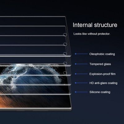 Захисне скло Nillkin (CP+ max 3D) для Samsung Galaxy S23 Ultra Чорний Захисне скло Nillkin (CP+ max 3D) для Samsung Galaxy S23 Ultra Чорний