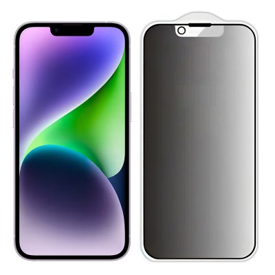 Захисне скло Privacy 5D Matte (тех.пак) для Apple iPhone 13 / 13 Pro / 14 (6.1") Чорний Захисне скло Privacy 5D Matte (тех.пак) для Apple iPhone 13 / 13 Pro / 14 (6.1") Чорний