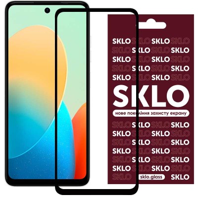 Захисне скло SKLO 3D для TECNO Spark 20C / Spark Go 2024 / Spark 20 Чорний Захисне скло SKLO 3D для TECNO Spark 20C / Spark Go 2024 / Spark 20 Чорний