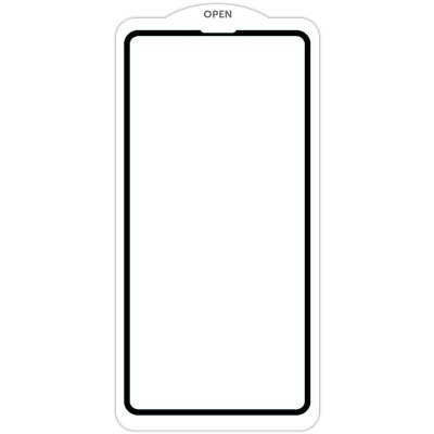 Захисне скло SKLO 5D (тех.пак) для Apple iPhone 13 mini (5.4") Чорний / Біла підкладка