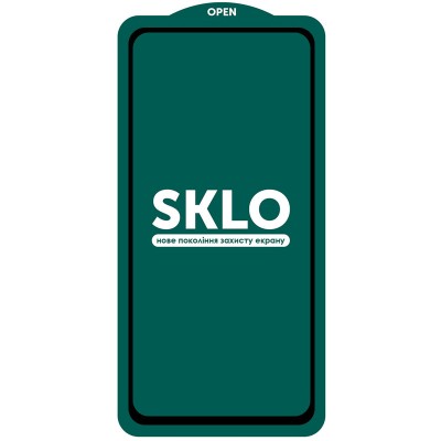 Захисне скло SKLO 5D (тех.пак) для Xiaomi Poco X6 Pro / F6 Чорний