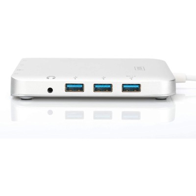 Хаб DIGITUS USB-C > HDMI/VGA/miniDisplayPort/3xUSB-A/USB-C/SD/MicroSD/RJ54/Audio Хаб DIGITUS USB-C > HDMI/VGA/miniDisplayPort/3xUSB-A/USB-C/SD/MicroSD/RJ54/Audio