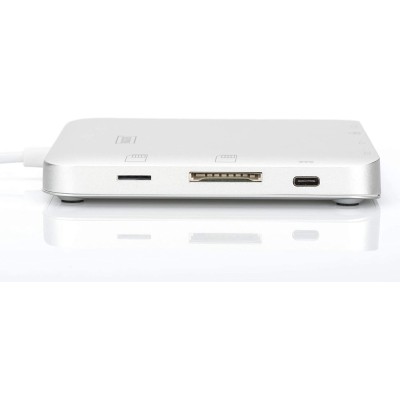 Хаб DIGITUS USB-C > HDMI/VGA/miniDisplayPort/3xUSB-A/USB-C/SD/MicroSD/RJ54/Audio Хаб DIGITUS USB-C > HDMI/VGA/miniDisplayPort/3xUSB-A/USB-C/SD/MicroSD/RJ54/Audio