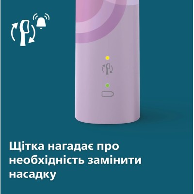 Щітка зубна електр. Philips, Sonicare 4100 Series, 31т. колив/хв, насадок-1, бузковий Щітка зубна електр. Philips, Sonicare 4100 Series, 31т. колив/хв, насадок-1, бузковий