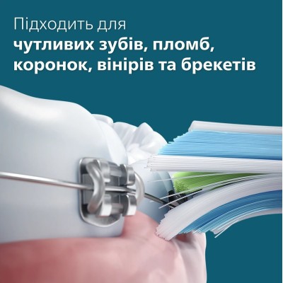 Щітка зубна електр. Philips, Sonicare 4100 Series, 31т. колив/хв, насадок-1, зелений Щітка зубна електр. Philips, Sonicare 4100 Series, 31т. колив/хв, насадок-1, зелений