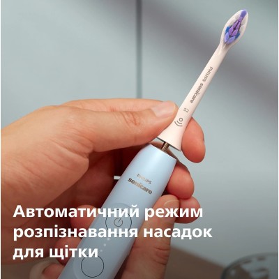 Щітка зубна електр. Philips, Sonicare 6100 Series, 62т. колив/хв, насадок-1, футляр, блакитний (HX7406/02) Щітка зубна електр. Philips, Sonicare 6100 Series, 62т. колив/хв, насадок-1, футляр, блакитний (HX7406/02)
