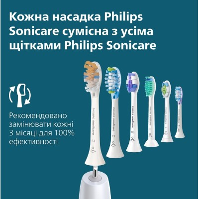 Щітка зубна електр. Philips, Sonicare 6100 Series, 62т. колив/хв, насадок-1, футляр, блакитний (HX7406/02) Щітка зубна електр. Philips, Sonicare 6100 Series, 62т. колив/хв, насадок-1, футляр, блакитний (HX7406/02)
