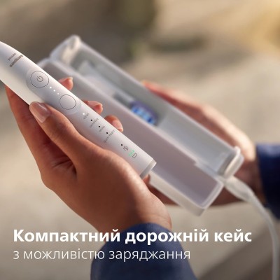 Щітка зубна електр. Philips, Sonicare 7100 Series, 62т. колив/хв, насадок-1, футляр, білий (HX7420/01)