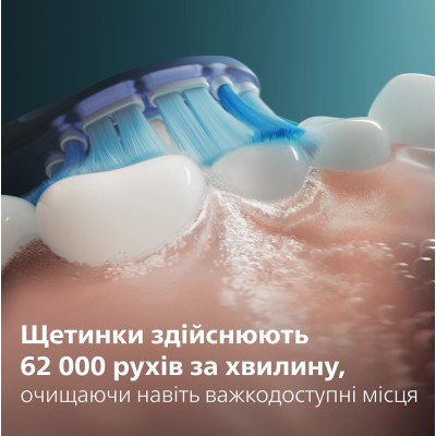 Щітка зубна електр. Philips, Sonicare 7100 Series, 62т. колив/хв, насадок-1, футляр, чорний (HX7421/01) Щітка зубна електр. Philips, Sonicare 7100 Series, 62т. колив/хв, насадок-1, футляр, чорний (HX7421/01)