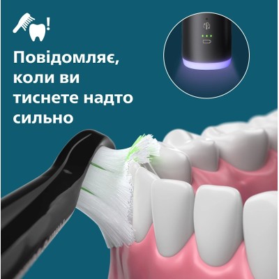 Щітка зубна електр. Philips, Sonicare 7100 Series, 62т. колив/хв, насадок-1, футляр, чорний (HX7421/01) Щітка зубна електр. Philips, Sonicare 7100 Series, 62т. колив/хв, насадок-1, футляр, чорний (HX7421/01)