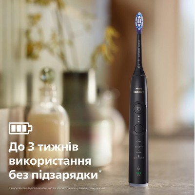 Щітка зубна електр. Philips, Sonicare 7100 Series, 62т. колив/хв, насадок-1, футляр, чорний (HX7421/01) Щітка зубна електр. Philips, Sonicare 7100 Series, 62т. колив/хв, насадок-1, футляр, чорний (HX7421/01)