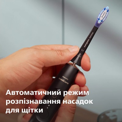 Щітка зубна електр. Philips, Sonicare 7100 Series, 62т. колив/хв, насадок-1, футляр, чорний (HX7421/01) Щітка зубна електр. Philips, Sonicare 7100 Series, 62т. колив/хв, насадок-1, футляр, чорний (HX7421/01)