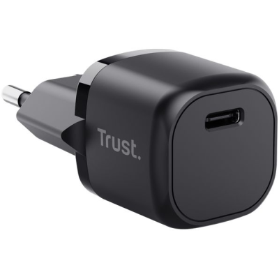 Зарядний пристрій мережевий Trust Maxo 20Вт, USB-C PD, чорний (25174_TRUST) Зарядний пристрій мережевий Trust Maxo 20Вт, USB-C PD, чорний (25174_TRUST)