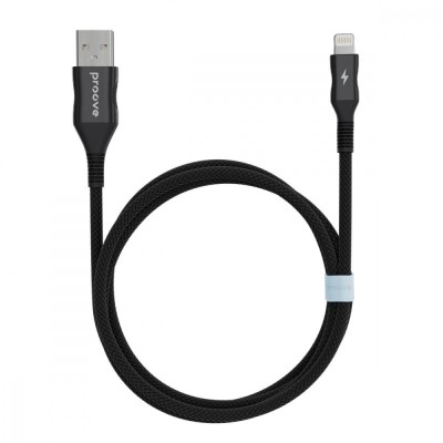 Кабель Proove Braided Scout USB to Lightning 2.4A (1m) (CCBS20001101) black Кабель Proove Braided Scout USB to Lightning 2.4A (1m) (CCBS20001101) black