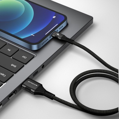 Кабель Proove Braided Scout USB to Lightning 2.4A (1m) (CCBS20001101) black Кабель Proove Braided Scout USB to Lightning 2.4A (1m) (CCBS20001101) black