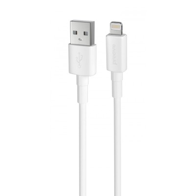 Кабель Proove Small Silicone USB to Lightning 2.4A (1m) (CCSM20001102) white