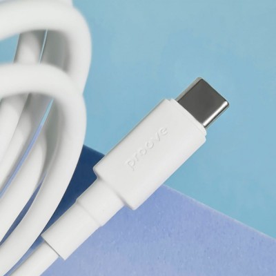 Кабель Proove Small Silicone USB to Lightning 2.4A (1m) (CCSM20001102) white