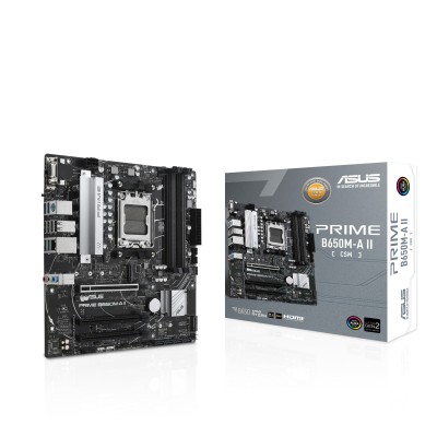 Материнcька плата ASUS PRIME B650M-A II-CSM sAM5 B650 4xDDR5 M.2 D-Sub HDMI DP mATX (90MB1EH0-M0EAYC) Материнcька плата ASUS PRIME B650M-A II-CSM sAM5 B650 4xDDR5 M.2 D-Sub HDMI DP mATX (90MB1EH0-M0EAYC)