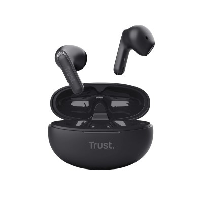 Навушники TWS Trust Yavi Earphones BT 5.3, ENC, SBC, Mic, Чорний Навушники TWS Trust Yavi Earphones BT 5.3, ENC, SBC, Mic, Чорний