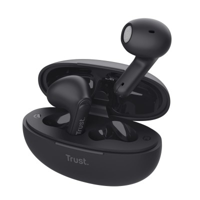 Навушники TWS Trust Yavi Earphones BT 5.3, ENC, SBC, Mic, Чорний Навушники TWS Trust Yavi Earphones BT 5.3, ENC, SBC, Mic, Чорний