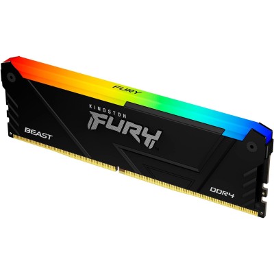 Оперативна пам'ять Kingston DDR4 16GB 3200 FURY Beast RGB (KF432C16BB2A/16)