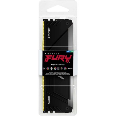 Оперативна пам'ять Kingston DDR4 16GB 3200 FURY Beast RGB (KF432C16BB2A/16)
