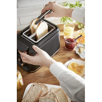 Тостер Tefal Includeo 850Вт, розморожування, щипці, термопластик, чорний (TT533811) Тостер Tefal Includeo 850Вт, розморожування, щипці, термопластик, чорний (TT533811)