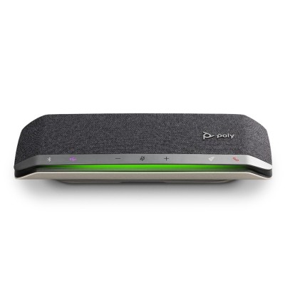 Спікерфон Poly Sync 40-M, сертифікат Microsoft Teams, 3 x Bi-Mic, радіус 2,5 м, USB-A, USB-C, Bluetooth, сірий (77P35AA)