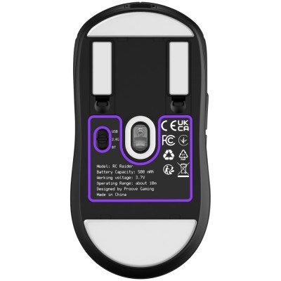 Бездротова ігрова миша Proove Gaming RC Raider 8K (WMRR00122001) black