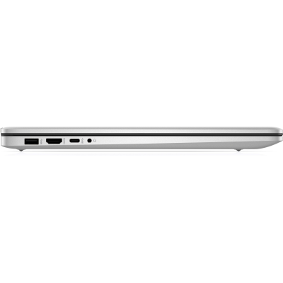 Ноутбук HP 17-cn4012ua 17.3" FHD IPS AG, Intel 3-100U, 16GB, F512GB, UMA, DOS, сріблястий