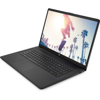 Ноутбук HP 17-cn4013ua 17.3" FHD IPS AG, Intel 3-100U, 16GB, F512GB, UMA, DOS, чорний
