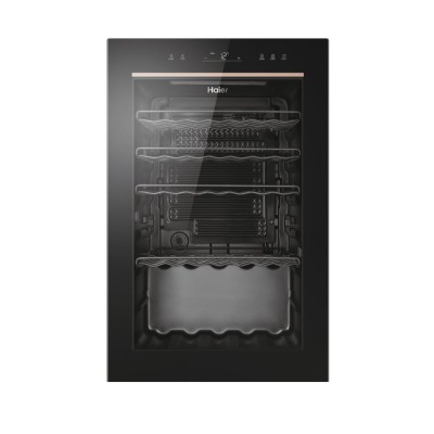 Холодильник Haier для вина, 82x49.7х58, холод.відд.-118л, зон - 1, бут-49, ST, дисплей, чорний (HWS49GAE)
