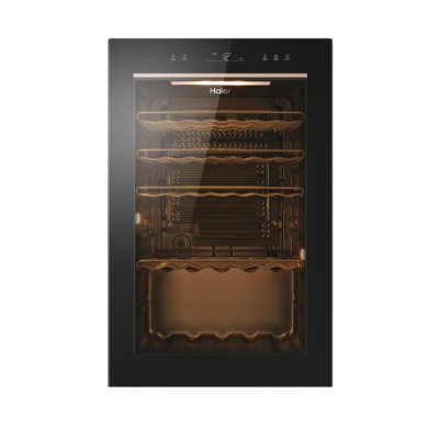 Холодильник Haier для вина, 82x49.7х58, холод.відд.-118л, зон - 1, бут-49, ST, дисплей, чорний (HWS49GAE)